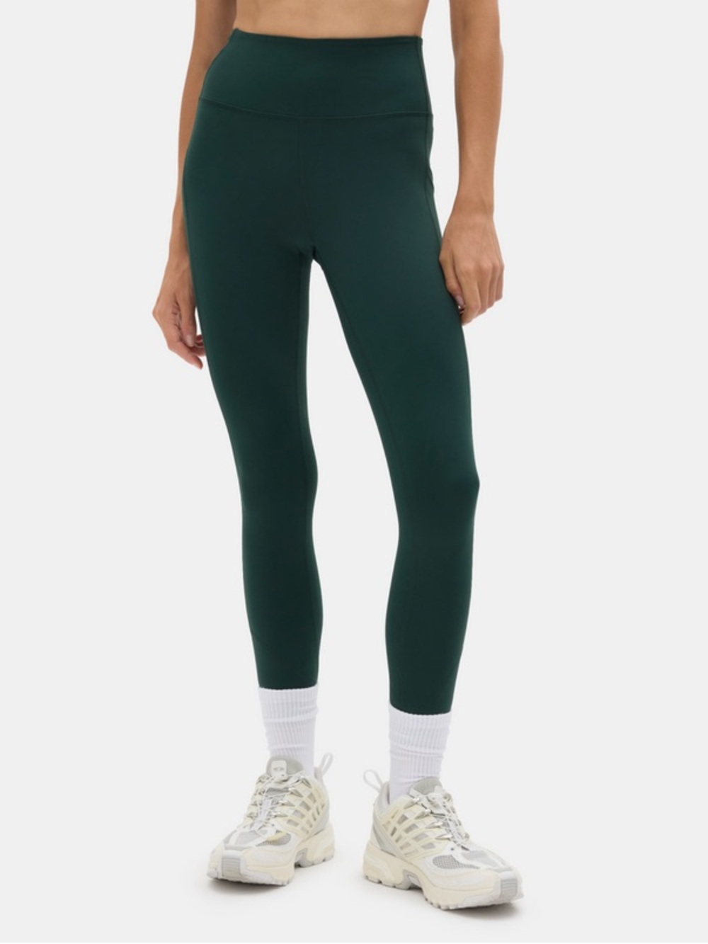 Halfdays KARA 7/8 LEGGING Alpine Forest Green Small NWT